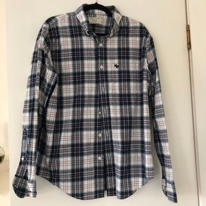 Abercrombie and Fitch plaid button down shirt